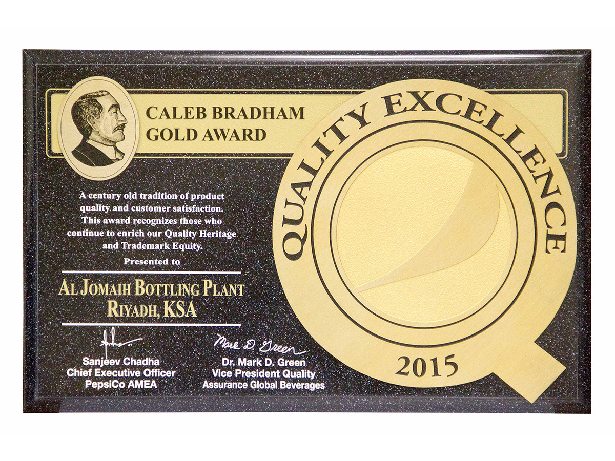 Caleb Bradham Gold 2015